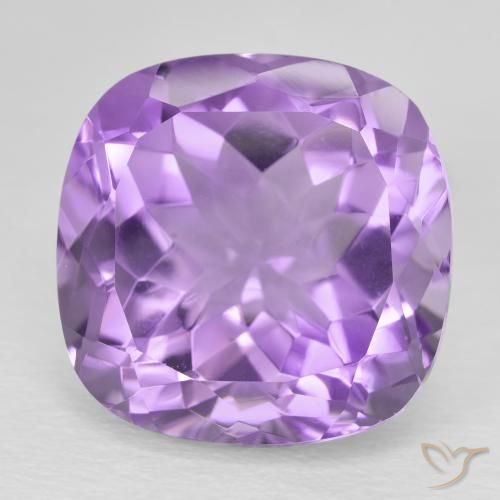 13.55ct Natural Violeta rosado Amatista, Forma Cojín, VVS