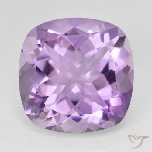 11.50ct Natural Violeta rosado Amatista, Forma Cojín, VVS