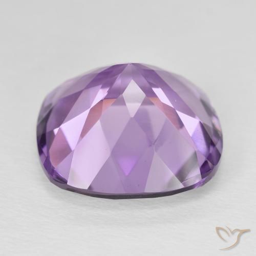 Amatista Violeta rosado natural de 11.50 ct, Forma Cojín, VVS