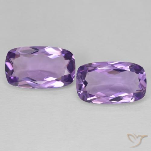 10.51ctw Natural Violeta medio Amatista, Forma Cojín, VVS