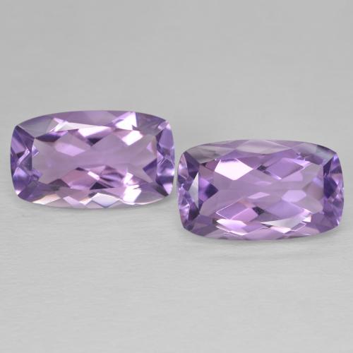12.04ctw Natural Violeta medio Amatista, Forma Cojín, VVS