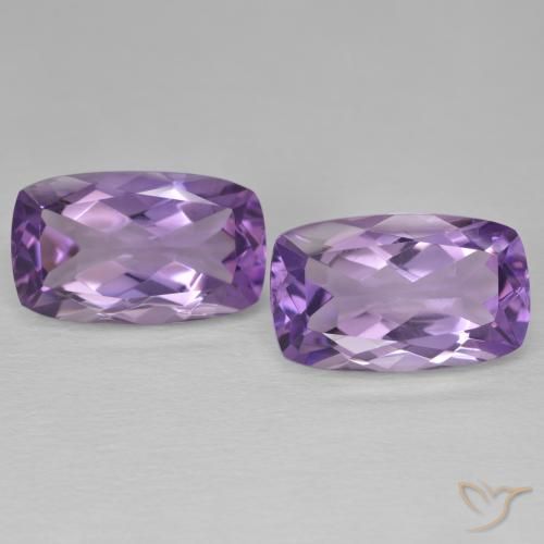 12.80ctw Natural Medium Light Purplish-Violet Amatista, Forma Cojín, VVS