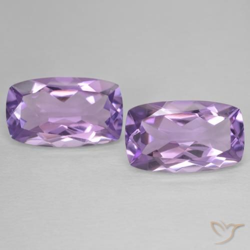 11.40ctw Natural Violeta púrpura Amatista, Forma Cojín, VVS