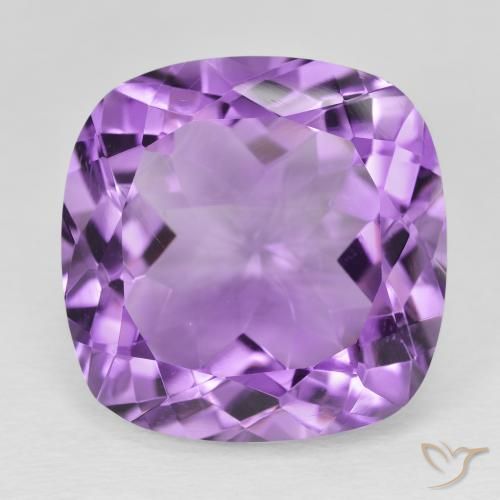 20.80ct Natural Violeta púrpura intenso Amatista, Forma Cojín, VS