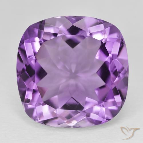21.46ct Natural Violeta púrpura medio Amatista, Forma Cojín, VVS