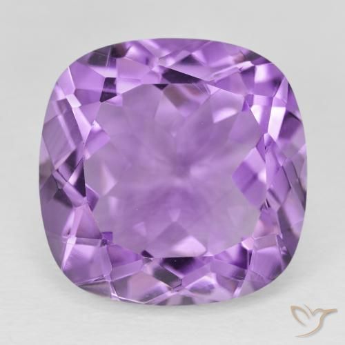 19.54ct Natural Violeta púrpura Amatista, Forma Cojín, VVS
