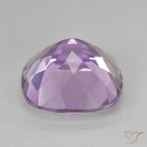 Amatista Violeta berenjena natural de 12.50 ct, Forma Cojín, VVS