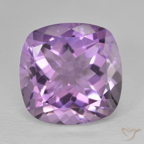 13.03ct Natural Violeta medio Amatista, Forma Cojín, VVS