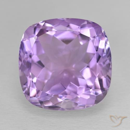 13.81ct Natural Violeta medio Amatista, Forma Cojín, VVS