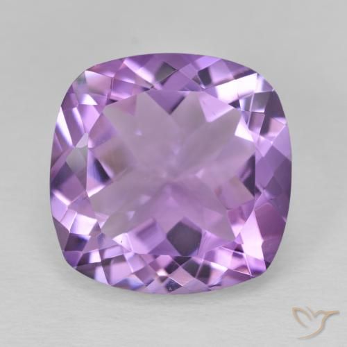 10.30ct Natural Violeta oscuro Amatista, Forma Cojín, VVS