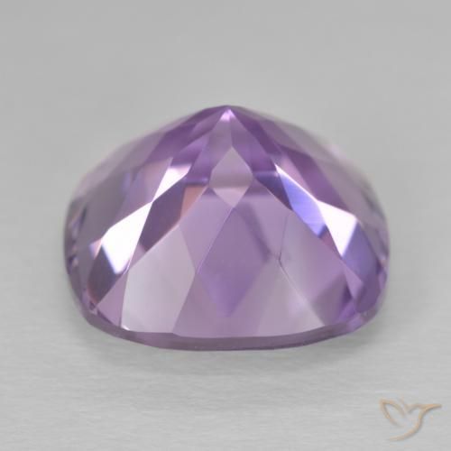 Amatista Medium Light Purplish-Violet natural de 12.54 ct, Forma Cojín, VVS-VS