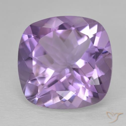 11.71ct Natural Violeta oscuro Amatista, Forma Cojín, VS