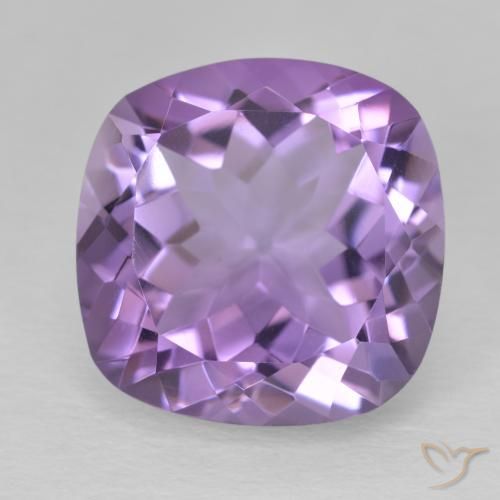 11.56ct Natural Violeta oscuro Amatista, Forma Cojín, VVS-VS