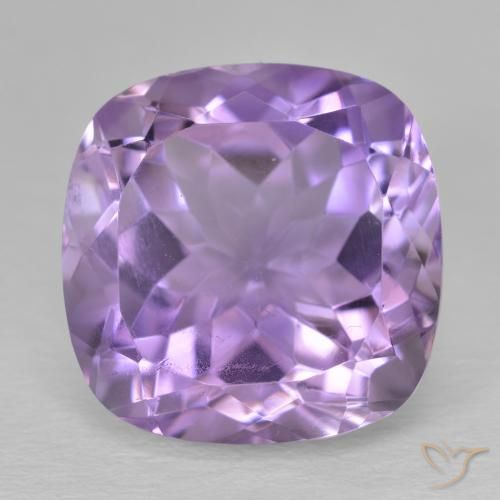 13.39ct Natural Violeta oscuro Amatista, Forma Cojín, VS