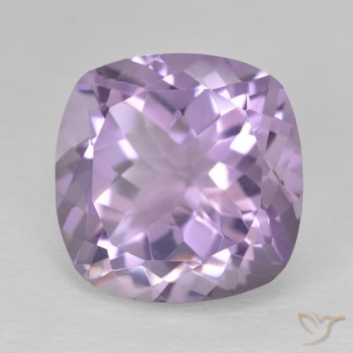 12.61ct Natural Violeta rosado Amatista, Forma Cojín, VVS