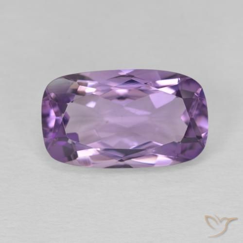 5.83ct Natural Violeta iris intenso Amatista, Forma Cojín, VVS