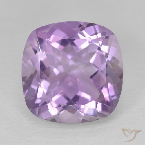11.54ct Natural Violeta medio Amatista, Forma Cojín, VVS