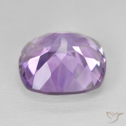 Amatista Violeta iris natural de 12.80 ct, Forma Cojín, VVS
