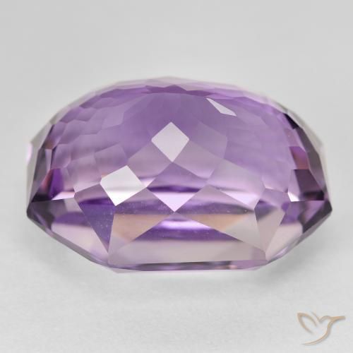 Amatista Violeta púrpura medio natural de 27.56 ct, Corte Octágono / Esmeralda, VVS