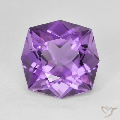 5.38ct Natural Violeta púrpura Amatista, Elegante, VVS