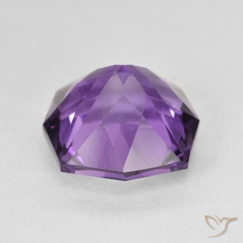 Amatista Violeta púrpura natural de 5.38 ct, Elegante, VVS