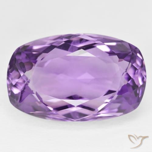 32.52ct Natural Violeta vívido Amatista, Forma Cojín, VVS-VS