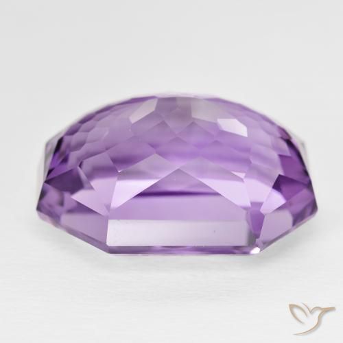 Amatista Violeta púrpura intenso natural de 26.72 ct, Corte Octágono / Esmeralda, VVS