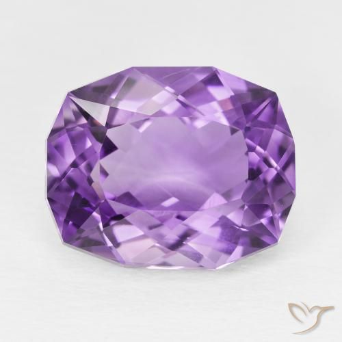 8.84ct Natural Violeta púrpura intenso Amatista, Elegante, VVS-VS
