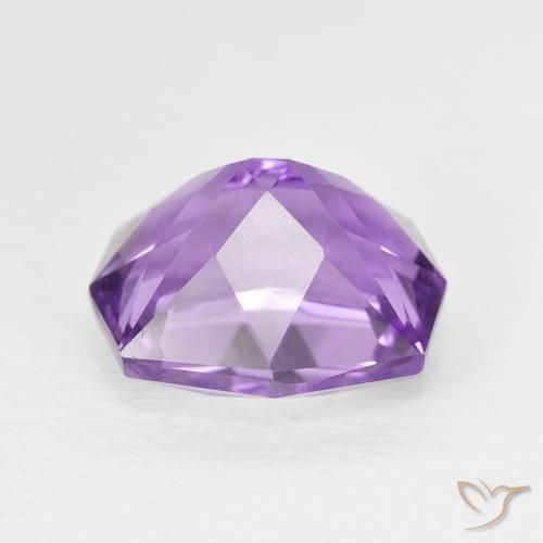 Amatista Violeta oscuro natural de 5.14 ct, Elegante, VS