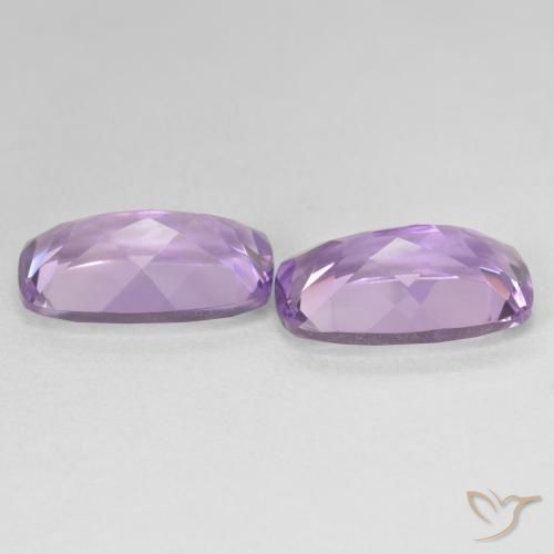 Gemas de Amatista Violeta iris natural de 11.22 ct, Forma Cojín, VS