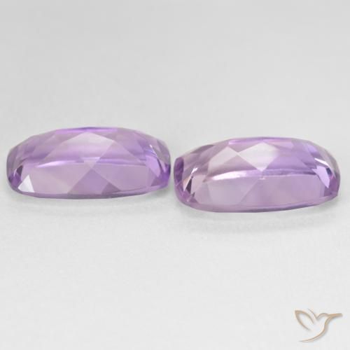 Gemas de Amatista Violeta púrpura natural de 11.24 ct, Forma Cojín, VVS-VS