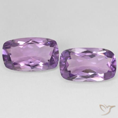 11.30ctw Natural Medium Light Purplish-Violet Amatista, Forma Cojín, VVS