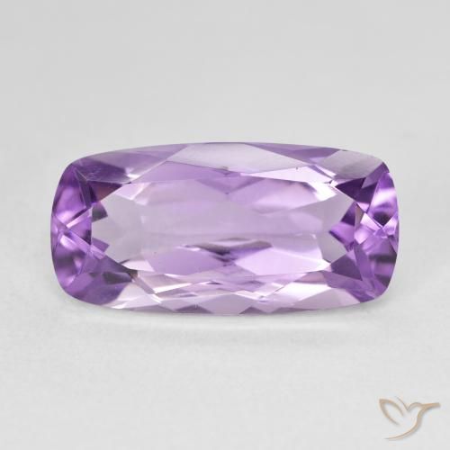7.95ct Natural Violeta iris intenso Amatista, Forma Cojín, VVS