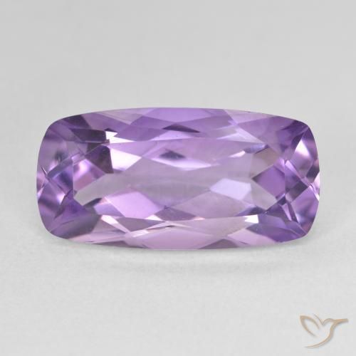 7.70ct Natural Violeta medio Amatista, Forma Cojín, VVS-VS