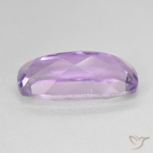 Amatista Violeta medio natural de 8.04 ct, Forma Cojín, VVS-VS