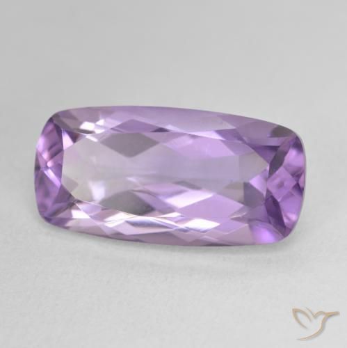 Amatista Violeta rosado natural de 7.87 ct, Forma Cojín, VVS-VS