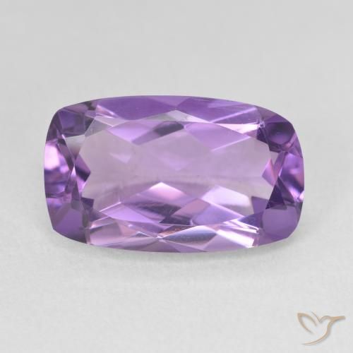 5.78ct Natural Violeta rosado Amatista, Forma Cojín, VVS-VS