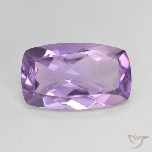 5.13ct Natural Violeta iris Amatista, Forma Cojín, VVS-VS