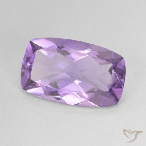 Amatista Violeta iris natural de 5.13 ct, Forma Cojín, VVS-VS
