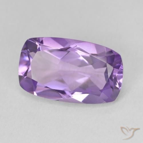Amatista Violeta rosado natural de 5.73 ct, Forma Cojín, VVS-VS