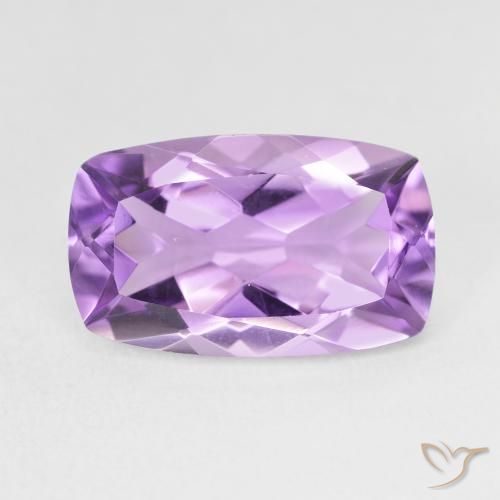 5.80ct Natural Violeta púrpura Amatista, Forma Cojín, VVS