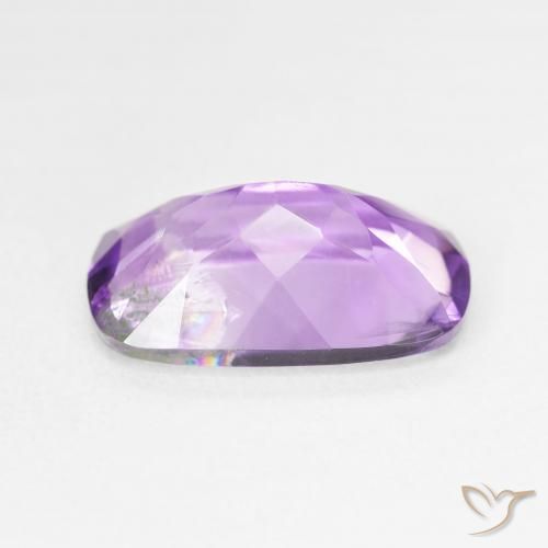 Amatista Violeta púrpura natural de 4.98 ct, Forma Cojín, VS