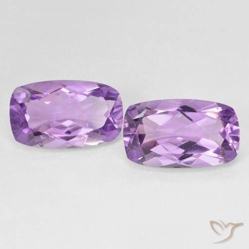 11.51ctw Natural Violeta rosado medio Amatista, Forma Cojín, VVS-VS