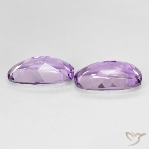Gemas de Amatista Violeta berenjena natural de 10.69 ct, Forma Cojín, VVS