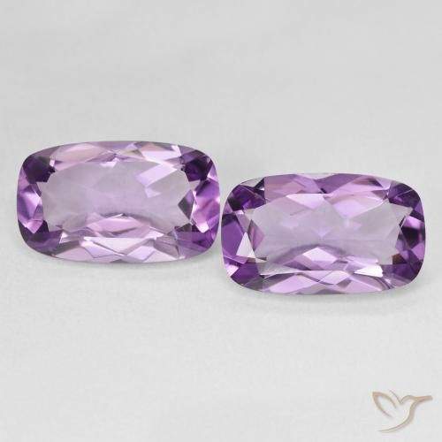 10.50ctw Natural Violeta medio Amatista, Forma Cojín, VVS