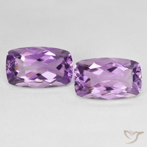 12.59ctw Natural Violeta medio Amatista, Forma Cojín, VVS