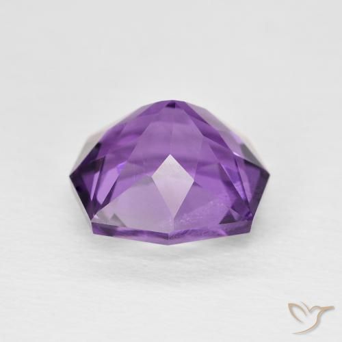 Amatista Violeta vívido natural de 3.28 ct, Elegante, VS-SI
