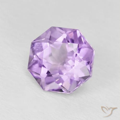 Amatista Violeta iris natural de 1.83 ct, Corte Octágono / Esmeralda, VS-SI