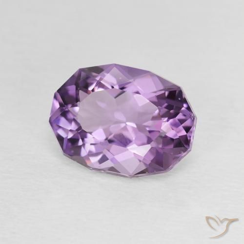 Amatista Violeta púrpura natural de 2.33 ct, Ovalada, VS-SI