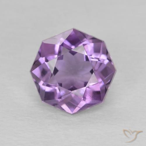 1.55ct Natural Violeta medio Amatista, corte esmeralda, VS-SI
